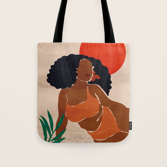 Red Sun Tote Bag Gallery Image 1