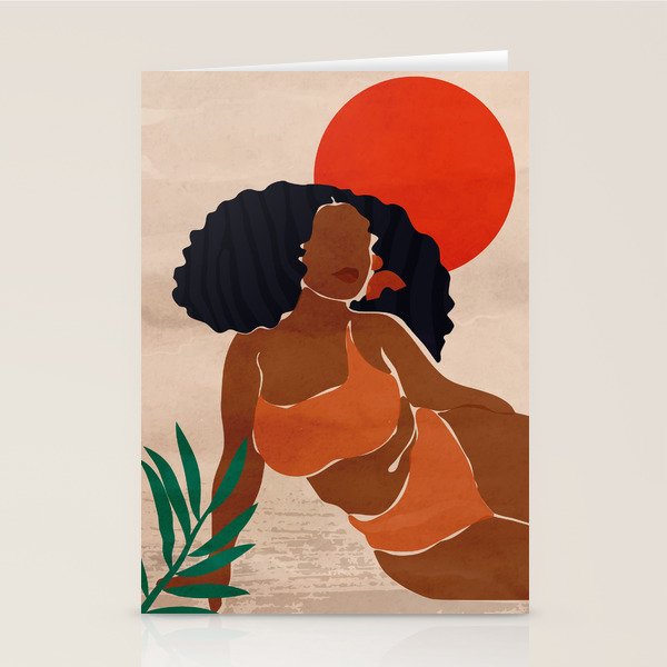 Red Sun Stationery Card Gallery Image 2