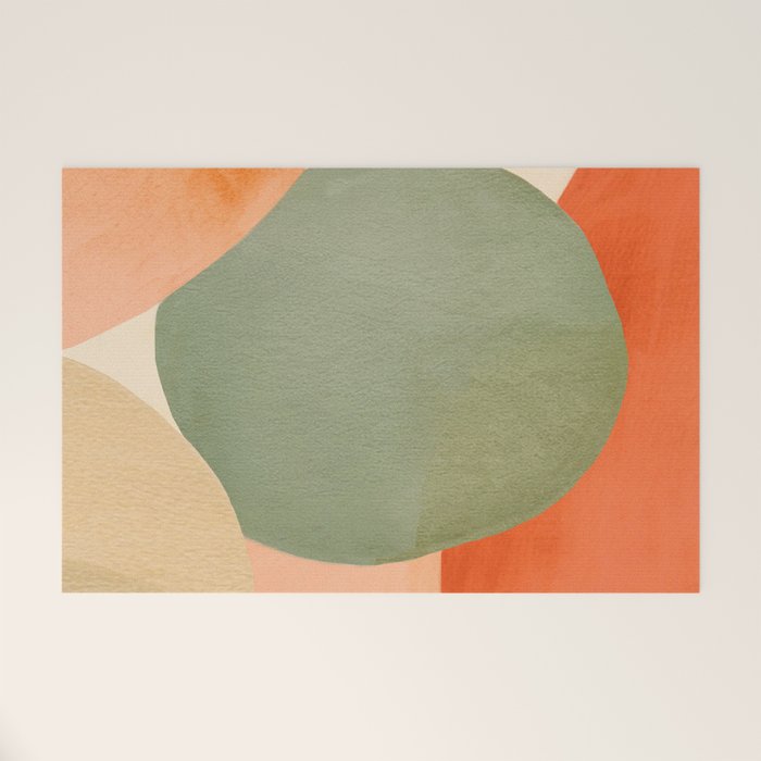 Abstract & Modern Shape Art 1 Welcome Mat Gallery Image 1