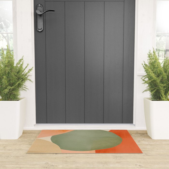 Abstract & Modern Shape Art 1 Welcome Mat Gallery Image 3