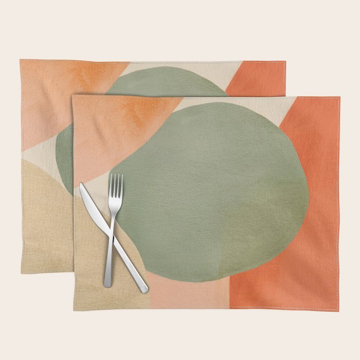 Abstract & Modern Shape Art 1 Placemat Gallery Image 1