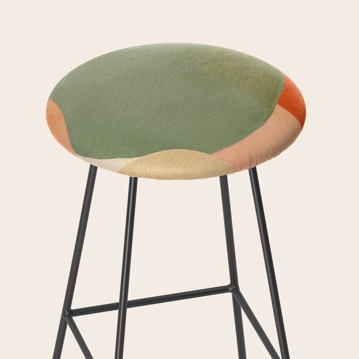 Abstract & Modern Shape Art 1 Stool Gallery Image 2