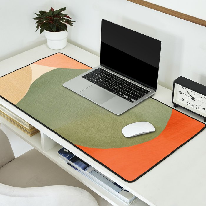 Abstract & Modern Shape Art 1 Desk Mat Gallery Image 2