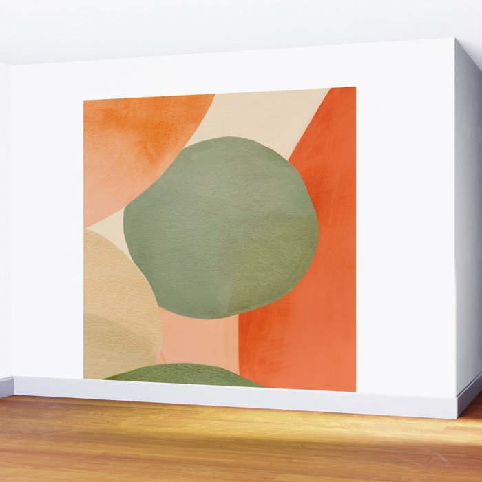 Abstract & Modern Shape Art 1 Wall Mural Gallery Image 2