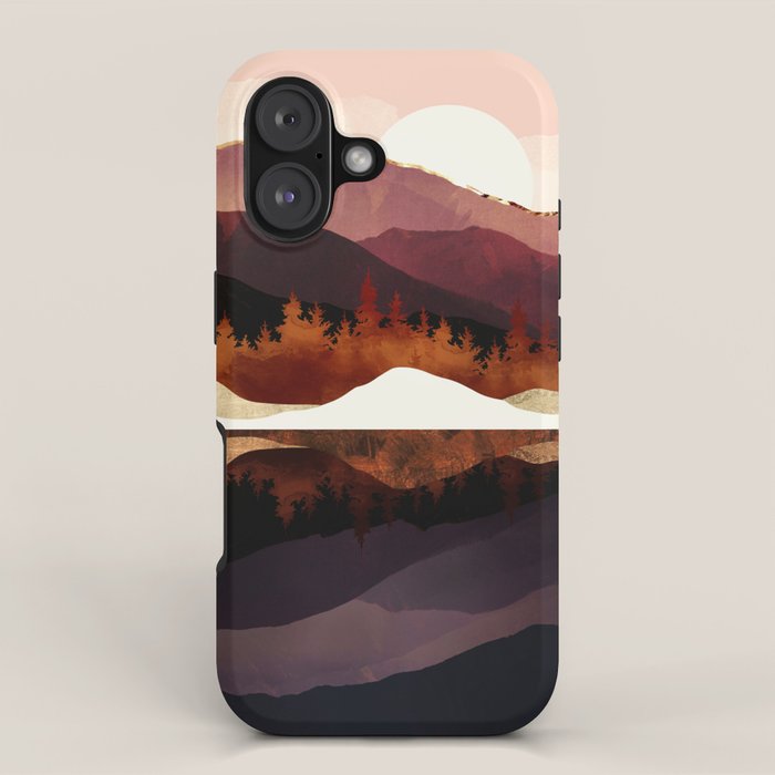 Rose Mountain Reflection iPhone Case Gallery Image 1