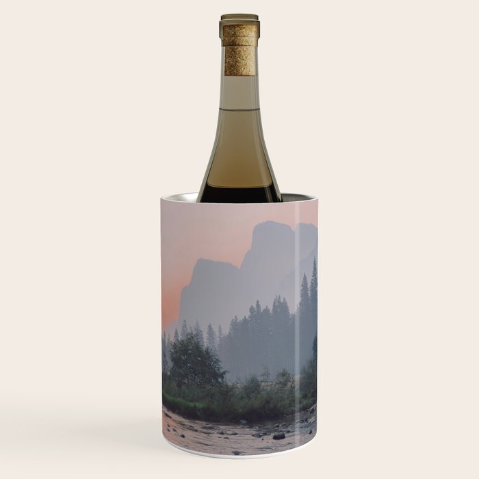 Yosemite Valley Sunrise Pretty Pink Wine Chiller Gallery Image 3