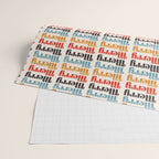 Merry typography Wrapping Paper Gallery Image 2