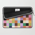 Retro Colorful Check Laptop Sleeve Gallery Image 2