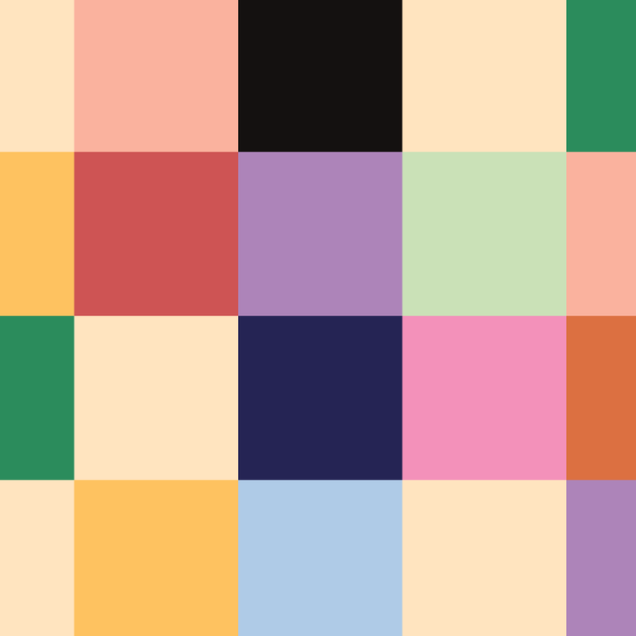 Retro Colorful Check Coffee Mug Gallery Image 2
