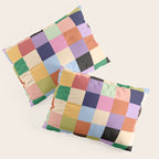Retro Colorful Check Pillow Sham Gallery Image 3