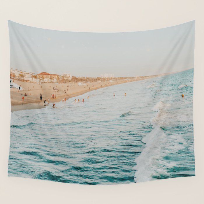santa monica iv -  california Wall Tapestry Gallery Image 4