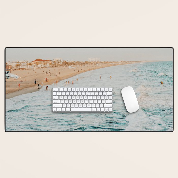 santa monica iv -  california Desk Mat Gallery Image 1