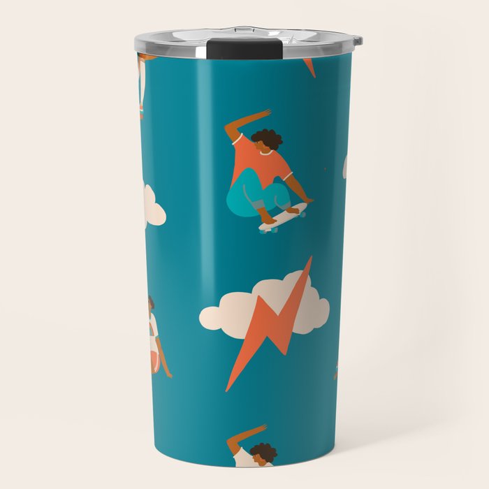 Skateboard girls Travel Mug Gallery Image 1