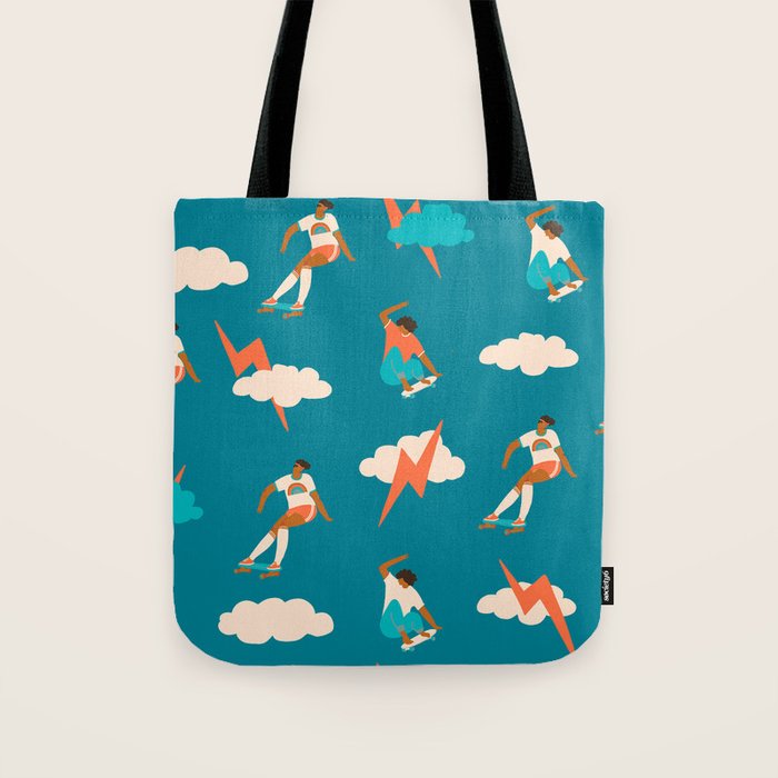 Skateboard girls Tote Bag Gallery Image 1