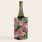 Happy peony medium gray background Wine Chiller Gallery Image 3