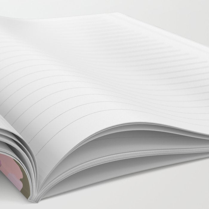 Happy peony medium gray background Notebook Gallery Image 2