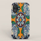 Mandala mexican talavera tile ceramic mosaic iPhone Case Gallery Image 1
