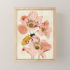 Roses and insects Mini Art Print Gallery Image 1