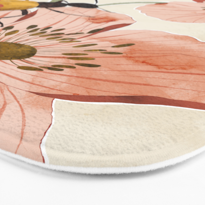 Roses and insects Bath Mat Gallery Image 3