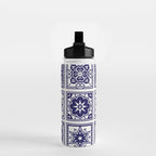 Talavera Mexican Tile - Porcelain Palette Water Bottle Gallery Image 2