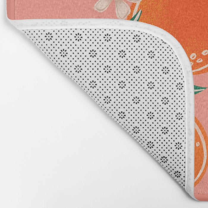 Fresh tangerines Bath Mat Gallery Image 2