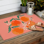 Fresh tangerines Outdoor Rug Gallery Image 2