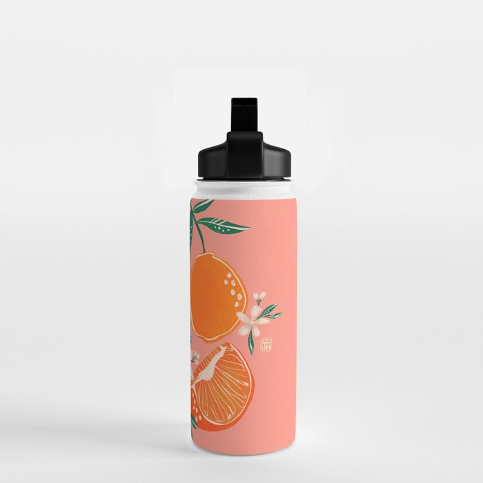 Fresh tangerines Water Bottle Gallery Image 2