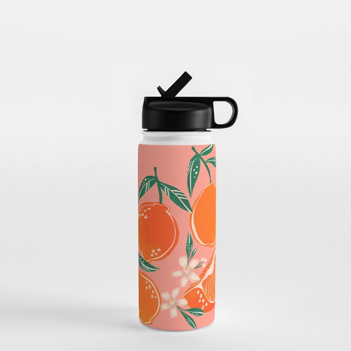 Fresh tangerines Water Bottle Gallery Image 1