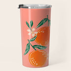 Fresh tangerines Travel Mug Gallery Image 3