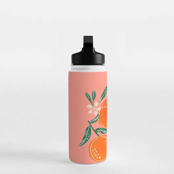 Fresh tangerines Water Bottle Gallery Image 3