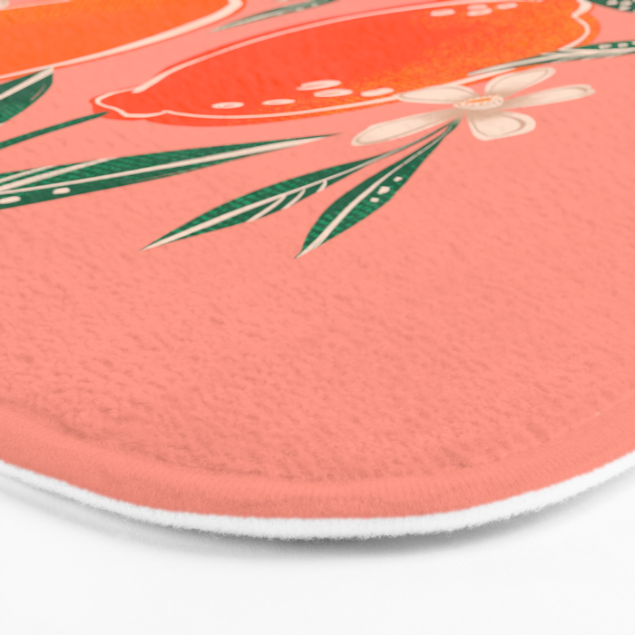Fresh tangerines Bath Mat Gallery Image 3