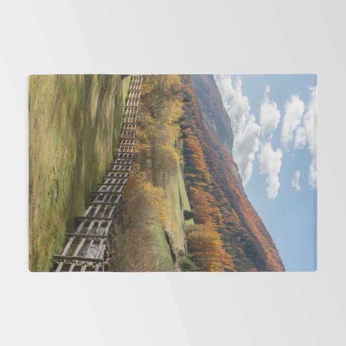 Italian Dolomites in Autumn Travel Photography Rug Gallery Image 2