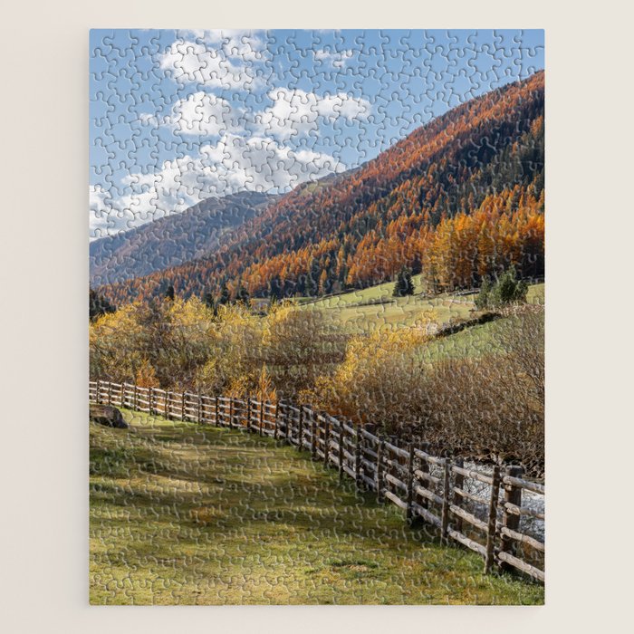 Italian Dolomites in Autumn Travel Photography Jigsaw Puzzle Gallery Image 1