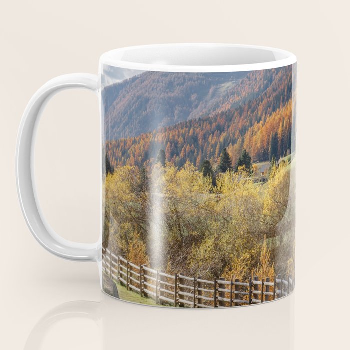 Italian Dolomites in Autumn Travel Photography Coffee Mug Gallery Image 3