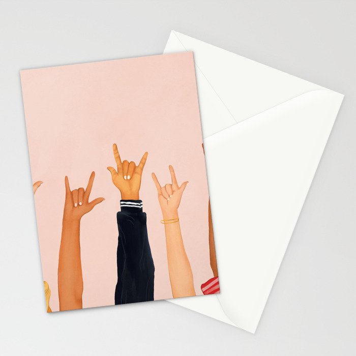 Rock On Stationery Card Gallery Image 2