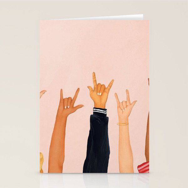 Rock On Stationery Card Gallery Image 1