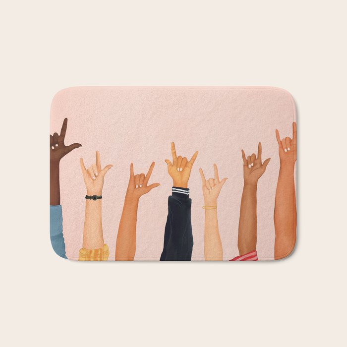 Rock On Bath Mat Gallery Image 1