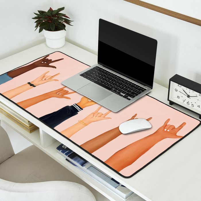 Rock On Desk Mat Gallery Image 2