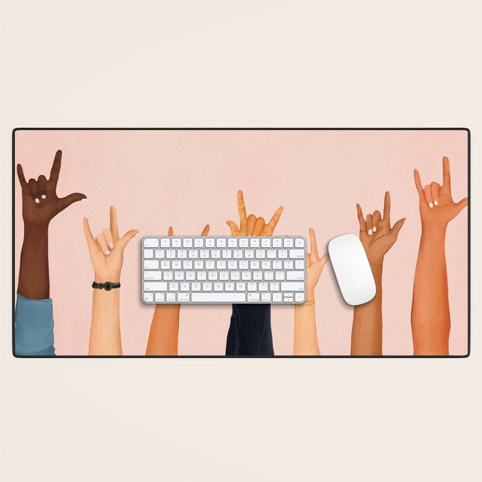 Rock On Desk Mat Gallery Image 1