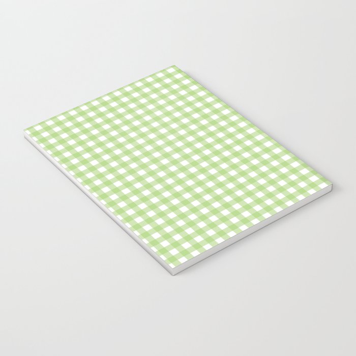 Green Gingham Notebook Gallery Image 3