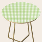 Green Gingham Side Table Gallery Image 2