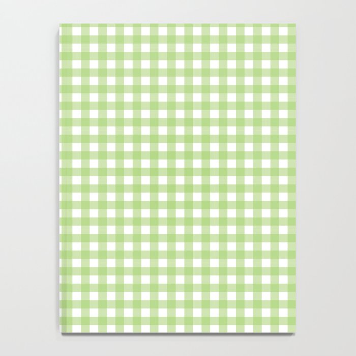 Green Gingham Notebook Gallery Image 4