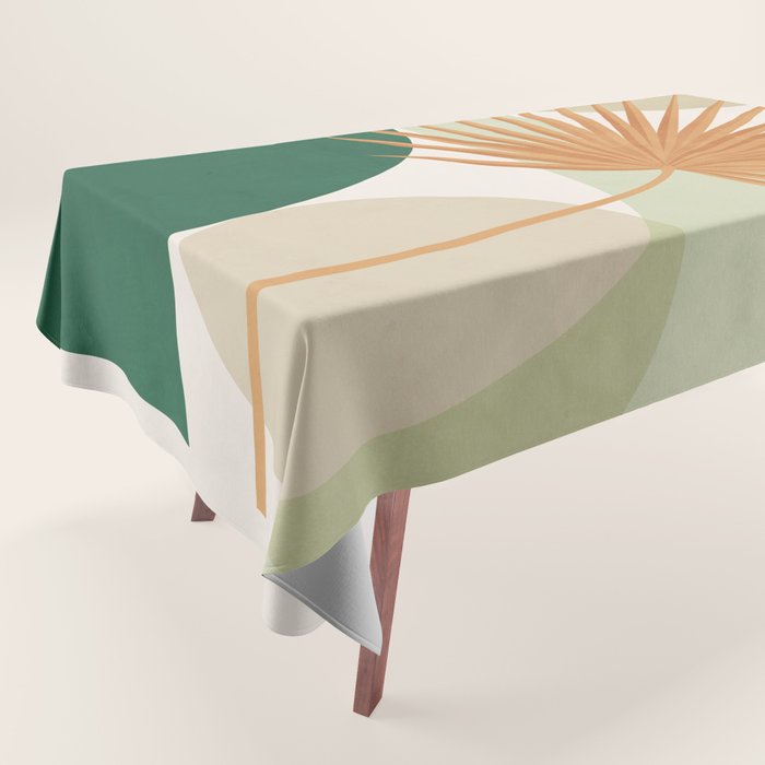 Tropical Leaf- Abstract Art 22/2 Tablecloth Gallery Image 1