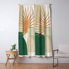 Tropical Leaf- Abstract Art 22/2 Window Curtain Gallery Image 5