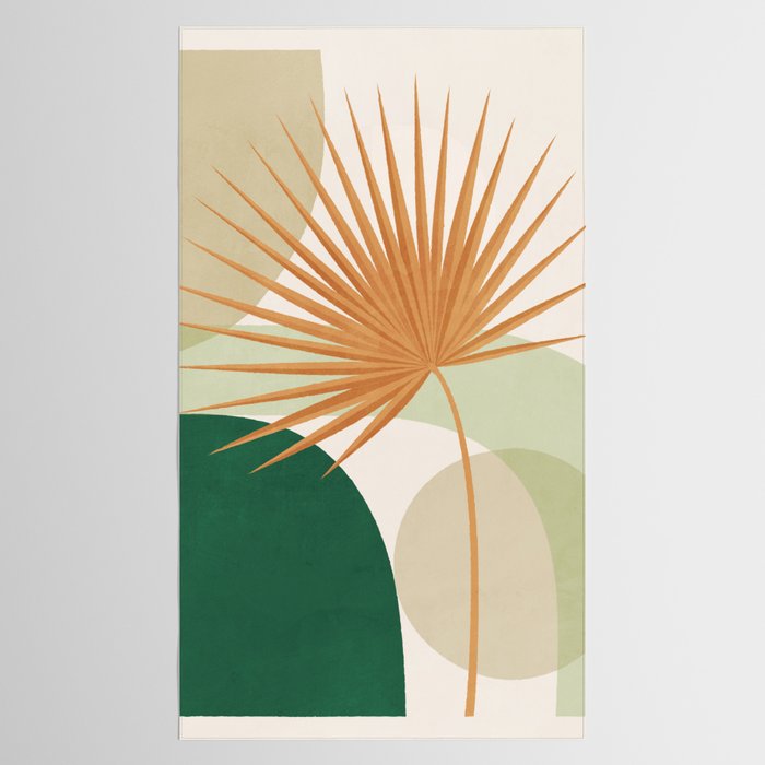 Tropical Leaf- Abstract Art 22/2 Tablecloth Gallery Image 2