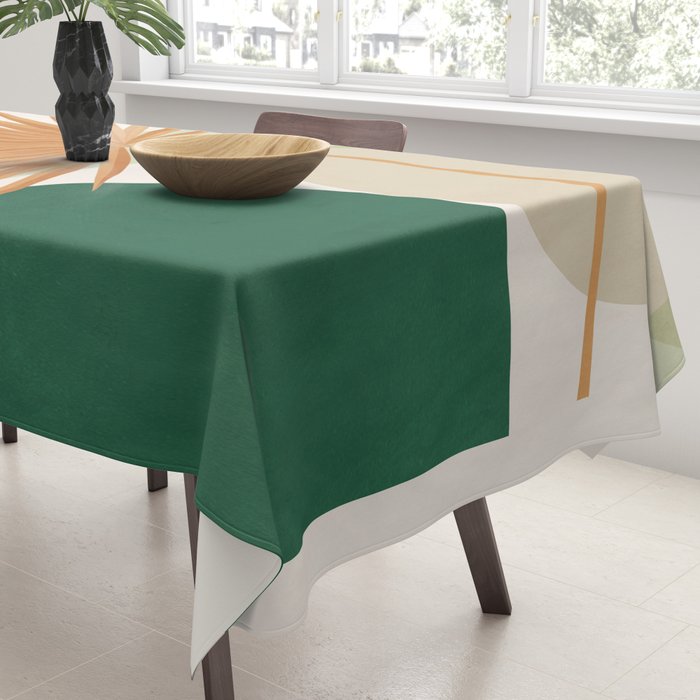 Tropical Leaf- Abstract Art 22/2 Tablecloth Gallery Image 3