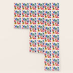 'Night Garden' Abstract Colorful Paper Collage Mid Century Fun Minimal Shapes by Ejaaz Haniff Wallpaper Gallery Image 3
