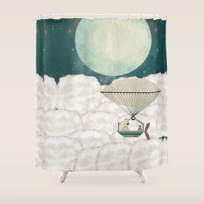 arctic explorers Shower Curtain Gallery Image 1