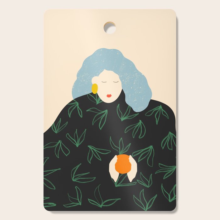 tangerine Cutting Board Gallery Image 1