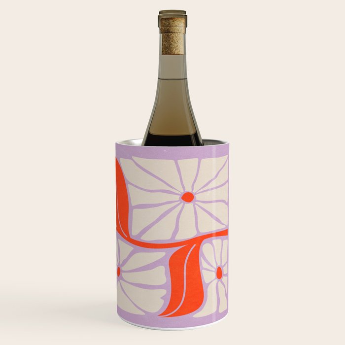 Plum & Flamingo: Les Fleurs | Flower Market Color Series 06 Wine Chiller Gallery Image 3